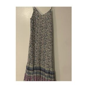 Spell Black and White Sleeveless Maxi Sundress